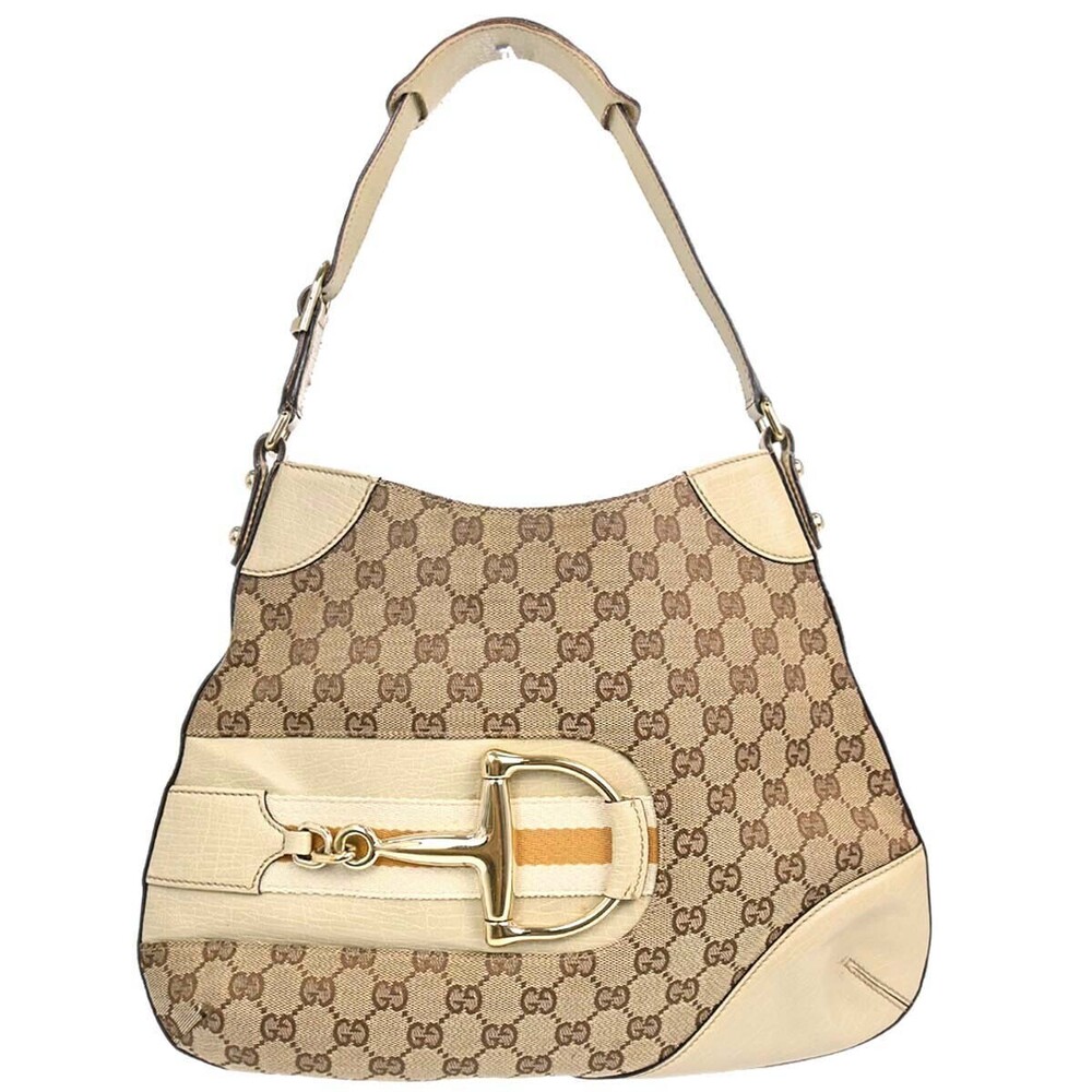 Gucci Horsebit Canvas Medium